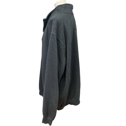 Van Heusen Mens XXL Long Sleeve 1/4 Zip Cotton Blend Pullover Sweatshirt