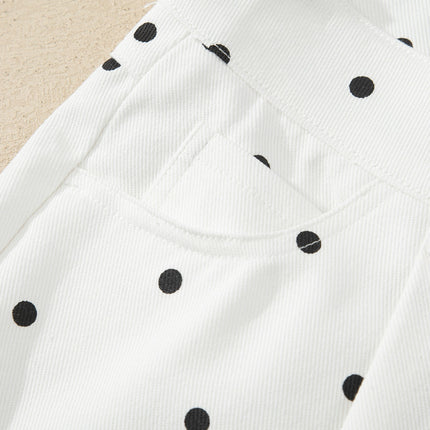 Elise Embroidered Scallop Hem Shorts