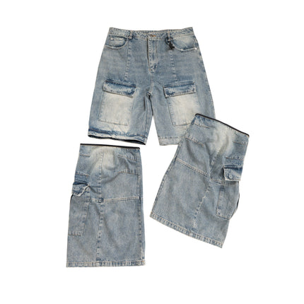 AZUL CONVERT CARGO DENIM