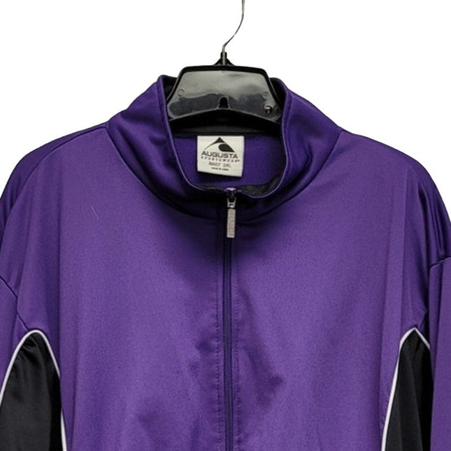 Augusta Sportswear Mens 2XL 100% Polyester Long Sleeve Full Zip Jacket