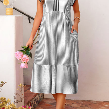 Charley Sleeve Casual Long Dress