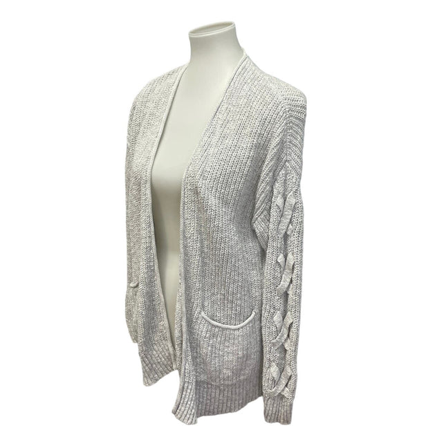 Mossimo Supply Co Womens Small Cabled Arms Open Front Cardigan Sweater