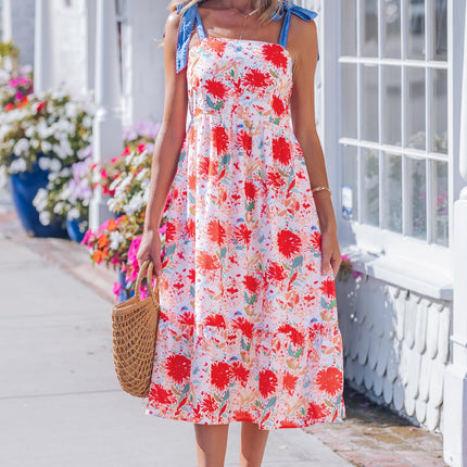 Dahlia Straps High Waist Dress