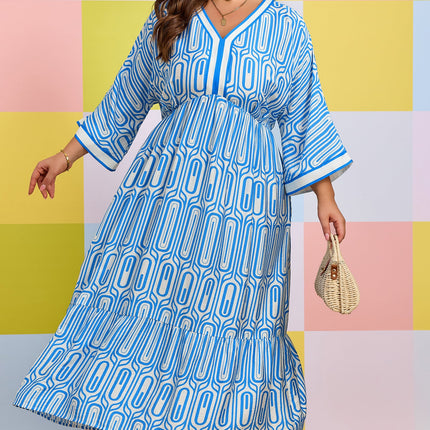 Siya Bracelet Sleeve Long PLUS Dress