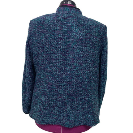 Dress Barn Womens 18/20 PolySpandex Long Sleeve Open Front Career Knit Jacket