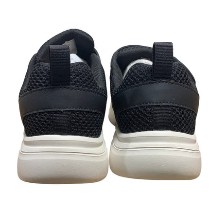 Fitville Womens Size 8 Black Sneakers Closed Round Toe Hook Loop Fastener Shoes