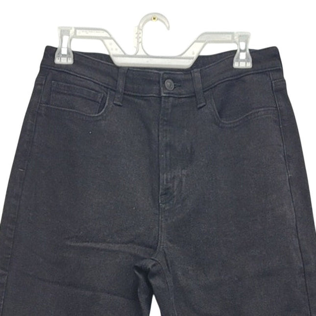 New American Eagle Womens Size 2 Short Stretch Black Denim Jeans