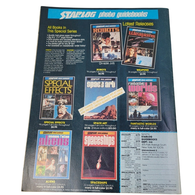 Vintage January 1980 Starlog The Magazine of the Future #30 Star Trek Movie