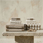 Pietra Tan & Ecru / Family Set (Set of 12)