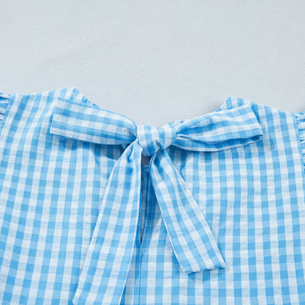 Deborah Sleeve Gingham Maxi Dress
