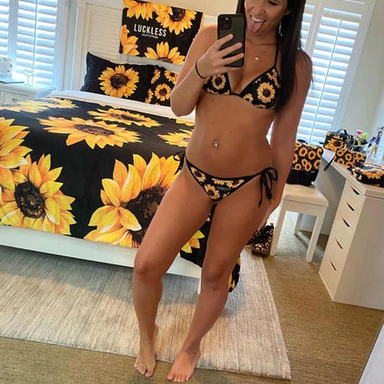 Sunflower Triangle Bikini