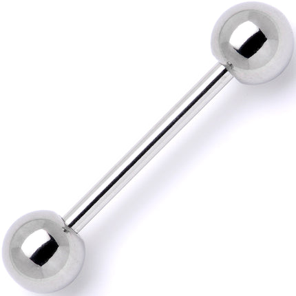 14G Stainless Steel Barbell Tongue Ring 5/8 6mm
