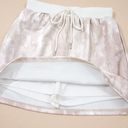 Romina Drawstring Mini Skort Set