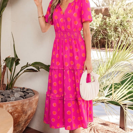 Myra High Waist Midi Dress