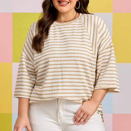 Liv Detail Half Sleeve PLUS Top