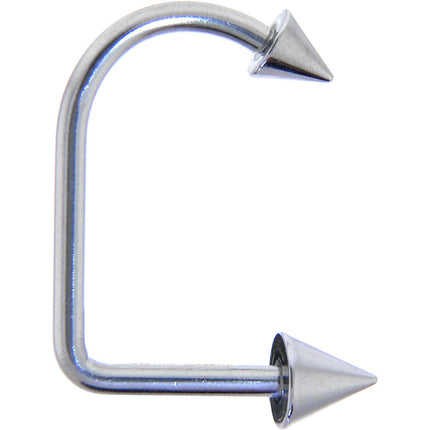 14G Stainless Steel LIPPYLOOP Spike Labret