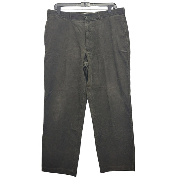 Structure Mens 40X30 Olive Green 100% Cotton Multi Pocket Corduroy Crosby Pants