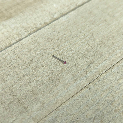 20G Stainless Steel Pink Gem Micro Nose Bone