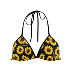 S / Sunflower Bikini TOP Custom Bikini Swimsuit Top