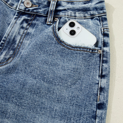 Elia Cuffed Straight Loose Jeans