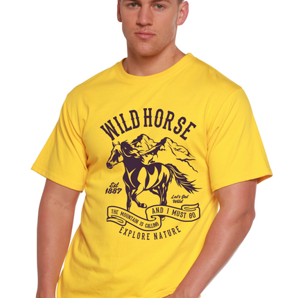 Wild Horse Spun Bamboo® Men's Bamboo Viscose/Organic Cotton Short Sleeve Graphic T-Shirt