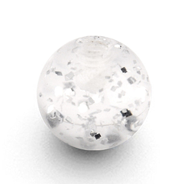 Clear Glitter UV Replacement Ball - 6mm