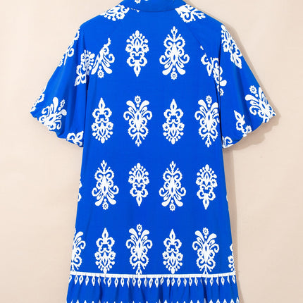 Halle Puff Sleeve Mini Dress
