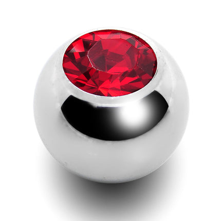 5mm Light Siam Replacement Ball Created with Crystals