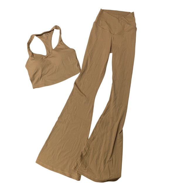 New OFFLINE Aerie Womens Small Real Me High Waist Crossover Flare Legging w Bra
