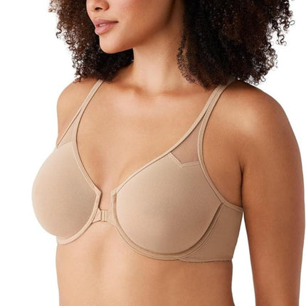 New Wacoal Women's 38D Tan Toast Unlined Front Close Underwire Racerback Bra