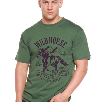 Wild Horse Spun Bamboo® Men's Bamboo Viscose/Organic Cotton Short Sleeve Graphic T-Shirt