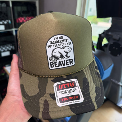 I'm No Taxidermist But I'll Stuff Her Beaver Trucker Hat