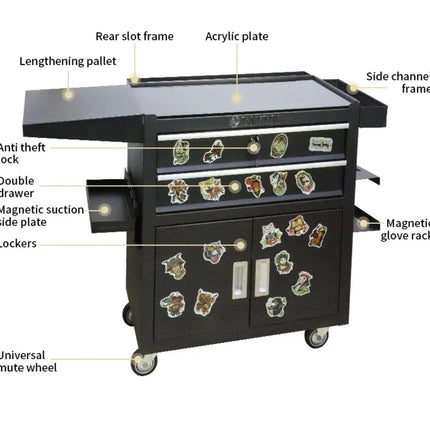 Multifunctional tattoo tool workbench tool car