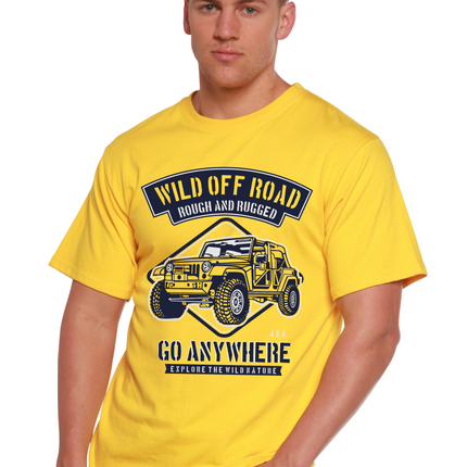 Wild Off Road Spun Bamboo® Men's Bamboo Viscose/Organic Cotton Short Sleeve Graphic T-Shirt