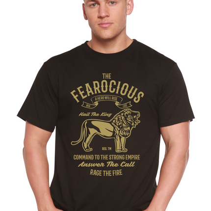 The Fearocious Spun Bamboo® Men's Bamboo Viscose/Organic Cotton Short Sleeve Graphic T-Shirt