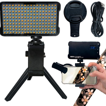 Professional Tattoo Photography Anti-2.0 Glare Kit 180 LED Beads（10W）