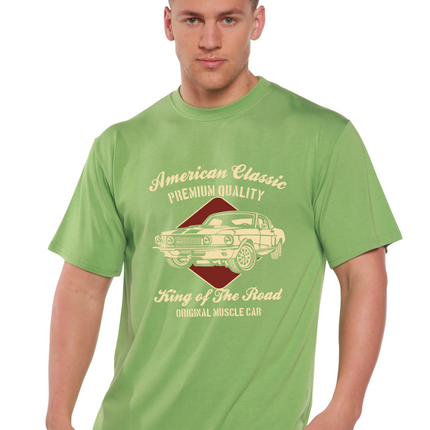 American Classic Men's Bamboo Viscose/Organic Cotton Short Sleeve Graphic T-Shirt