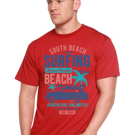 South Beach Spun Bamboo® Men's Bamboo Viscose/Organic Cotton Short Sleeve Graphic T-Shirt