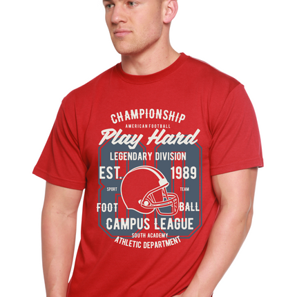 Play Hard Spun Bamboo® Men's Bamboo Viscose/Organic Cotton Short Sleeve Graphic T-Shirt