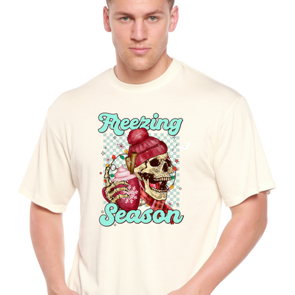 Freezing Season Unisex Bamboo Viscose/Organic Cotton Short Sleeve Graphic T-Shirt