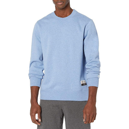 New Champion Unisex Large Blue Pullover Sweatshirt w Bonus Plaid Flannel Hoodie