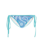 S / Blue Paisley Bikini Bottom