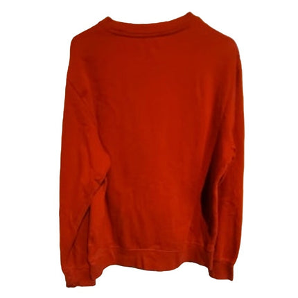 Mad Engine Womens Large Red Cat Glitter Christmas Lights Long Sleeve Sweatshirt