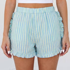 Sky Blue Stripe / L - 12/14