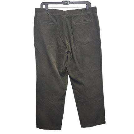 Structure Mens 40X30 Olive Green 100% Cotton Multi Pocket Corduroy Crosby Pants