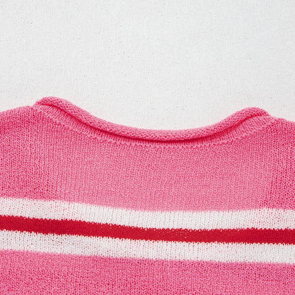Palmer Striped Drop Shoulder Cardigan