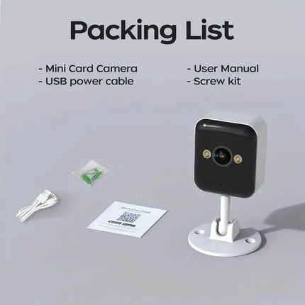 2-Pack: 1080P FHD Wireless Surveillance Camera, Full-Color Night Vision, Two-Way Voice & More