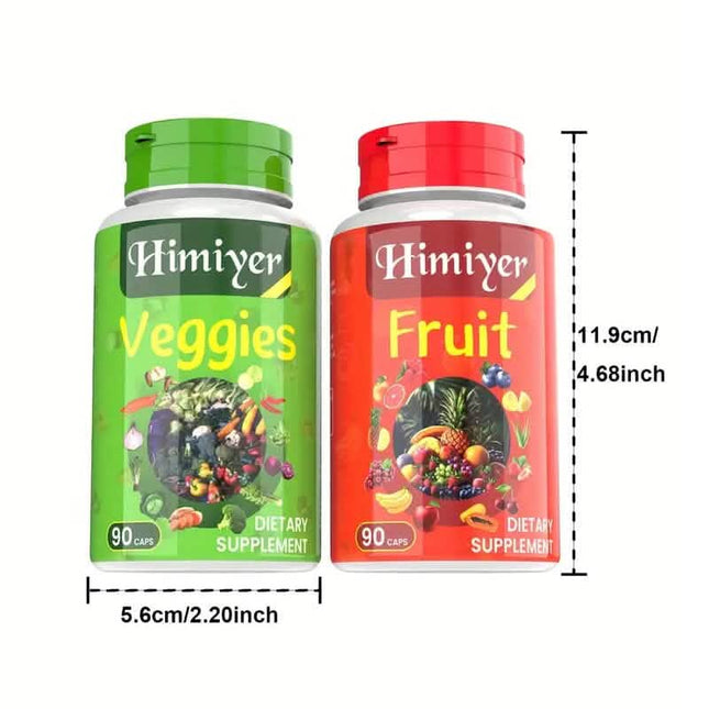 2-Pack: 90-Day Fruit and Veggie Supplements Bundle