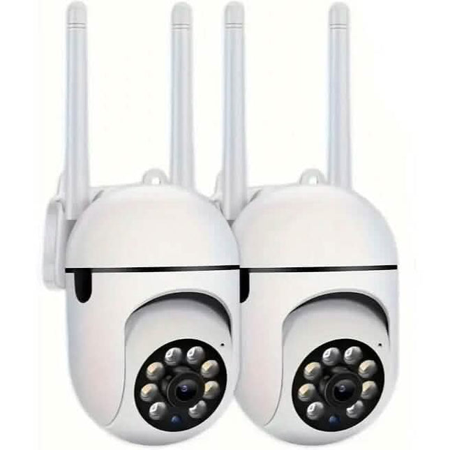 2-Pieces: Compact Wireless IP Security Cameras with App Control