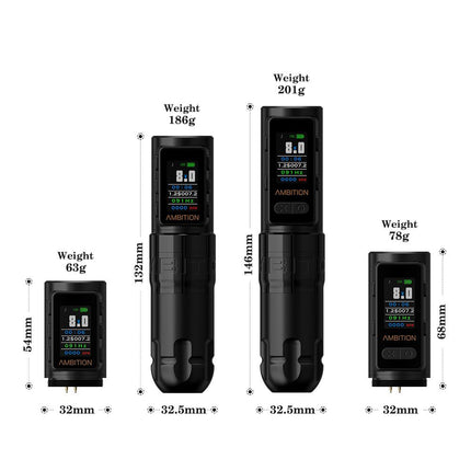 Ambition Soldier Max Wireless Tattoo Machine Pen